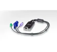 PS/2 KVM Adaptörü (CPU Modül), maksimum mesafe 40 metre<br>
PS/2 VGA KVM Adapter