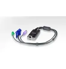 PS/2 KVM Adaptörü (CPU Modül), maksimum mesafe 40 metre<br>
PS/2 VGA KVM Adapter