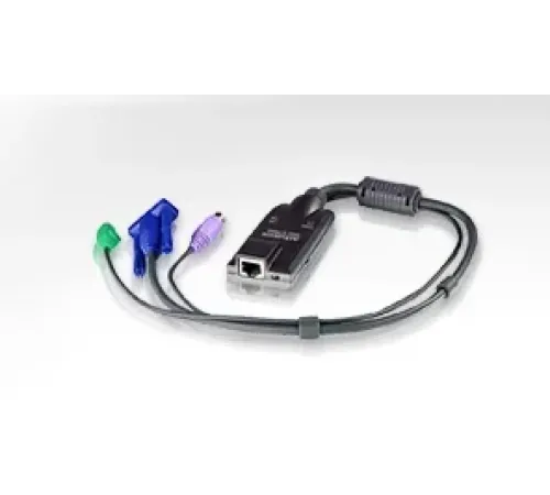 PS/2 KVM Adaptörü (CPU Modül), maksimum mesafe 40 metre<br>
PS/2 VGA KVM Adapter