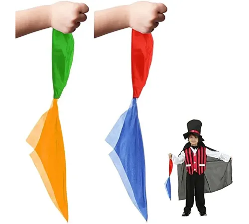 Renk Değiştiren Sihirli Mendil Sihirbazlık Oyunu