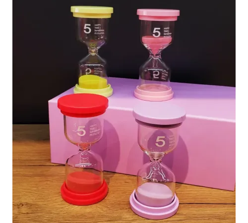 Renkli 5 Dakikalık Kum Saati