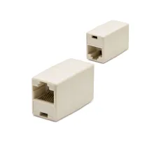 RJ45 To RJ45 Uzatma Adaptör Krem 10 Adet