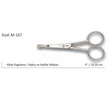 Rose Europe Aplike ve Nakış Makası Kıvrık Küt Uçlu No:4 10,16 CM