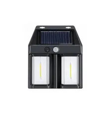 Rustik Ampul İkili Solar Duvar Aplik Güneş Enerjili Hareket Sensörlü