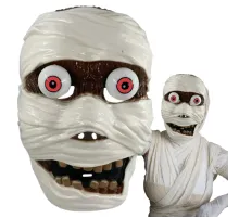 Sallanan Yaylı Oynar Gözlü Mumya Maskesi