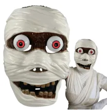 Sallanan Yaylı Oynar Gözlü Mumya Maskesi