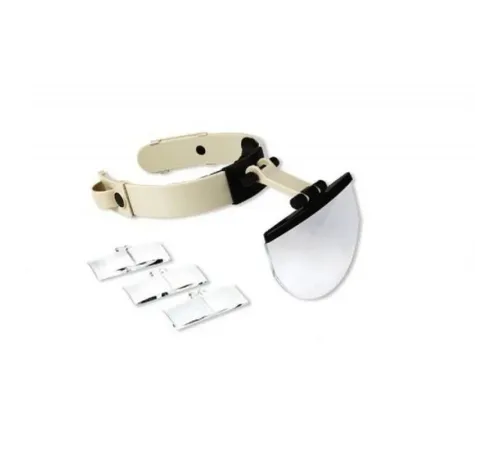 Şapka Tip Kask Büyüteç 4 Farklı Büyütme Lensli Büyüteç