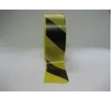 Sarı - Siyah İkaz Bandı 80mm x 500mt