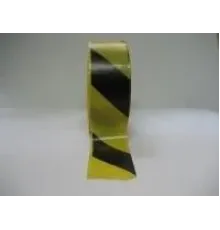 Sarı - Siyah İkaz Bandı 80mm x 500mt