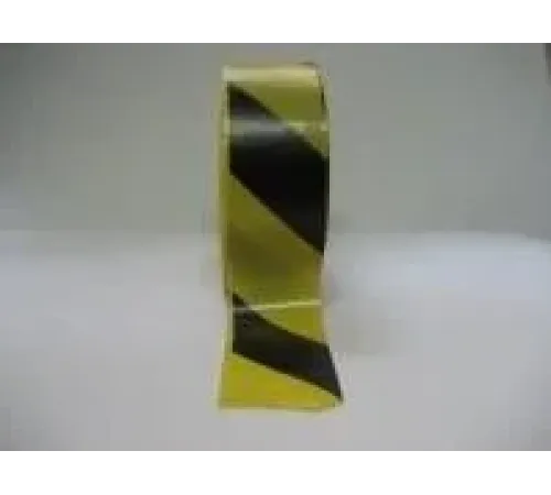 Sarı - Siyah İkaz Bandı 80mm x 500mt