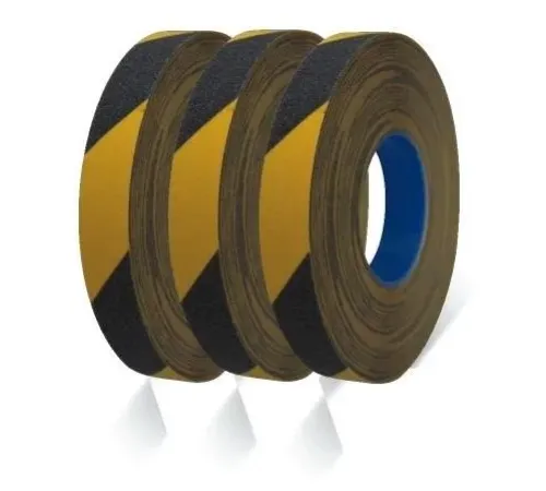 Sarı Siyah Merdiven Ve Zemin Kaydırmaz Bant 50mm x 25mt