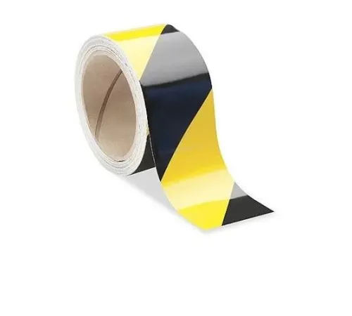 Sarı-Siyah Reflektif Bant 50mm x 46mt