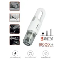 Şarjlı Araç EL Süpürgesi El Beyaz A031B