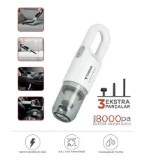 Şarjlı Araç EL Süpürgesi El Beyaz A031B