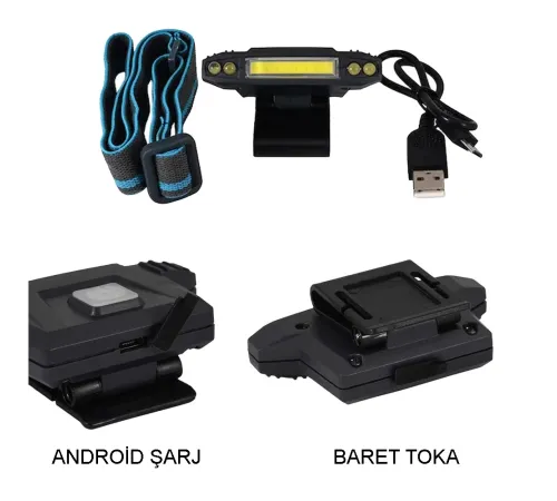 Şarjlı Baret Lambası Wt-606