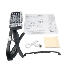 Şarjlı Gözlük Büyüteç 4 Farklı Lens -11537Dc