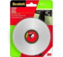 Scotch Güçlü Çift Taraflı Köpük Bant ( 19 mm x 5 M )