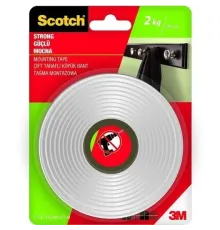Scotch Güçlü Çift Taraflı Köpük Bant ( 19 mm x 5 M )