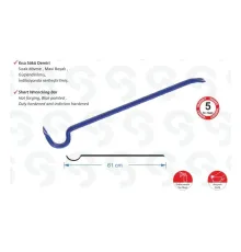 S.D. SK 6000 Kısa Sökü Demiri - 1200 gr, 61cm