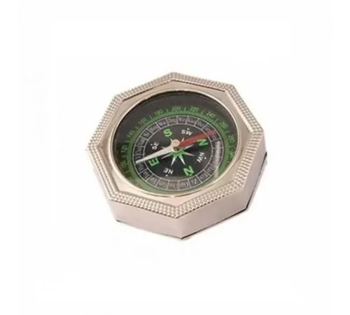 Sekiz Köşeli Büyük Metal Pusula