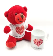 Seni Seviyorum Ayıcık ve Kupa Bardak Seti