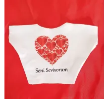 Seni Seviyorum Baskılı Tişört