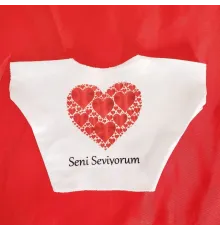 Seni Seviyorum Baskılı Tişört