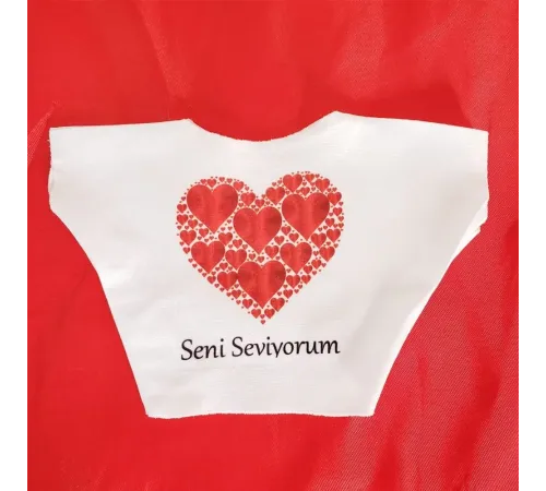 Seni Seviyorum Baskılı Tişört