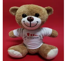 Seni Seviyorum Temalı Peluş Ayıcık