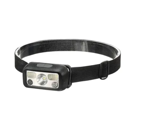 Sensörlü Şarjlı Type-C Çok Amaçlı Kırmızı Işıklı Kafa Lambası HS-43