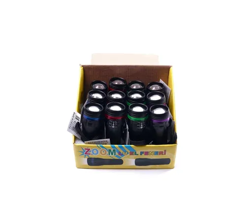 Şeritli Zoom Odaklı EL Feneri Bm-310