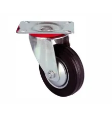 Servis Tekeri - Tablalı Siyah Döner - Çap 150 mm