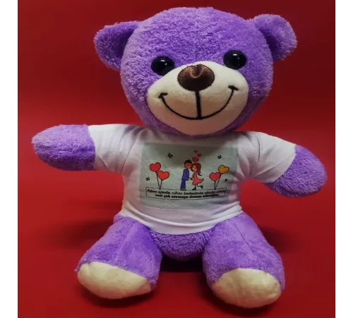 Sevgililer Günü Hediye Tişörtlü Ayıcık