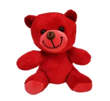 Sevimli Kırmızı Oyuncak Peluş Ayıcık