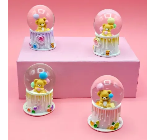 Sevimli Küçük Boy Ayıcık Kar Küresi 1 Adet