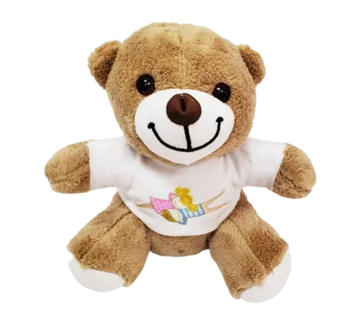 Sevimli Tişörtlü Peluş Ayicik