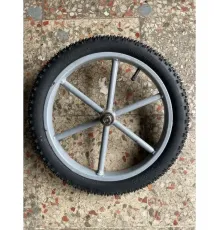 Seyyar Tezgah / Araba Tekerleği 40 cm - Borulu Jant (Jant Boyu:30 cm)