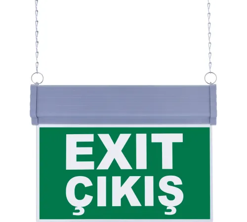 SG051-D2 Çift Yönlü Acil Yönlendirme Armatürü (Zincirli) Exit Çıkış