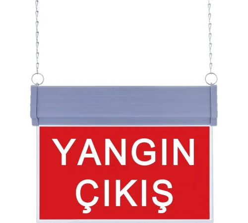 SG056 Çift Yönlü Acil Yönlendirme Armatürü (Zincirli) Yangın Çıkış
