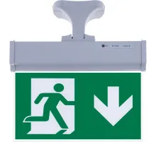 SG071-A1 Çift Yönlü Acil Yönlendirme Armatürü (Askı Aparatlı) Aşağı