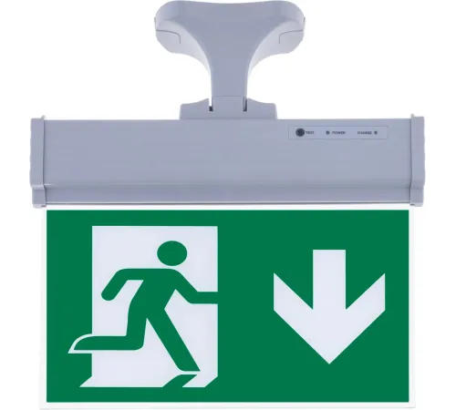 SG071-A1 Çift Yönlü Acil Yönlendirme Armatürü (Askı Aparatlı) Aşağı