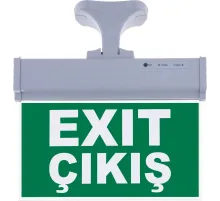 SG071-D2 Çift Yönlü Acil Yönlendirme Armatürü (Askı Aparatlı) Exit Çıkış