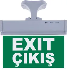 SG071-D2 Çift Yönlü Acil Yönlendirme Armatürü (Askı Aparatlı) Exit Çıkış