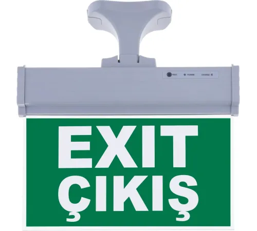 SG071-D2 Çift Yönlü Acil Yönlendirme Armatürü (Askı Aparatlı) Exit Çıkış