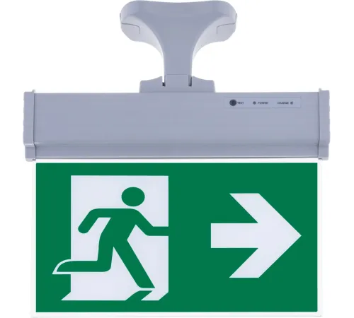 SG071-S1 Çift Yönlü Acil Yönlendirme Armatürü (Askı Aparatlı) Sağ-Sol