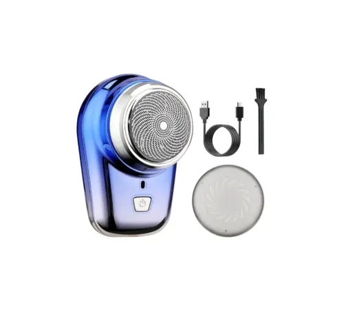 Sıfır Sakal ve Yanak için Islak ve Kuru Kullanım Mini Traş Makinesi