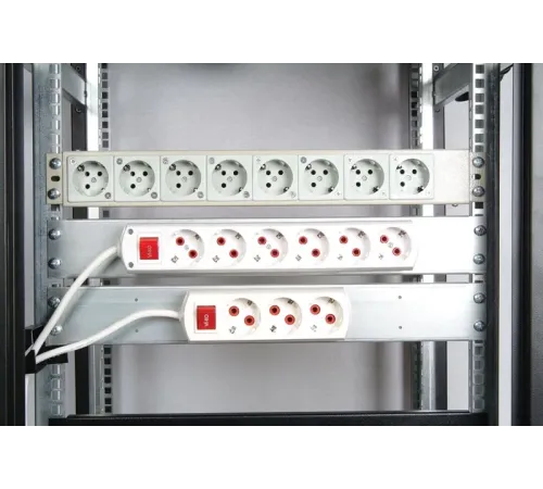 Sigortasız 8 li 19" Alüminyum Priz