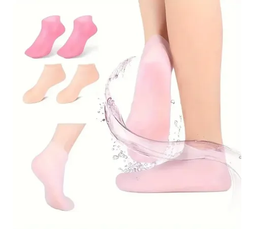Silikon Jel Ayak Nemlendirici Çorap