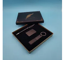 Siyah Anahtarlık Çakmak Ve Tükenmez Kalem