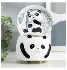 Siyah Beyaz Panda Kar Küresi Büyük Boy